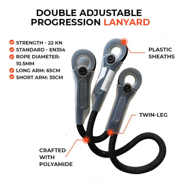 Double Adjustable Progression Lanyard - Image 2