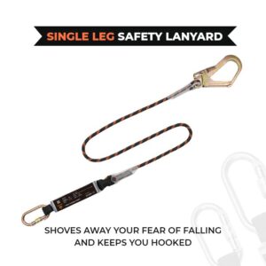 Single Leg Safety Lanyard 1.8m