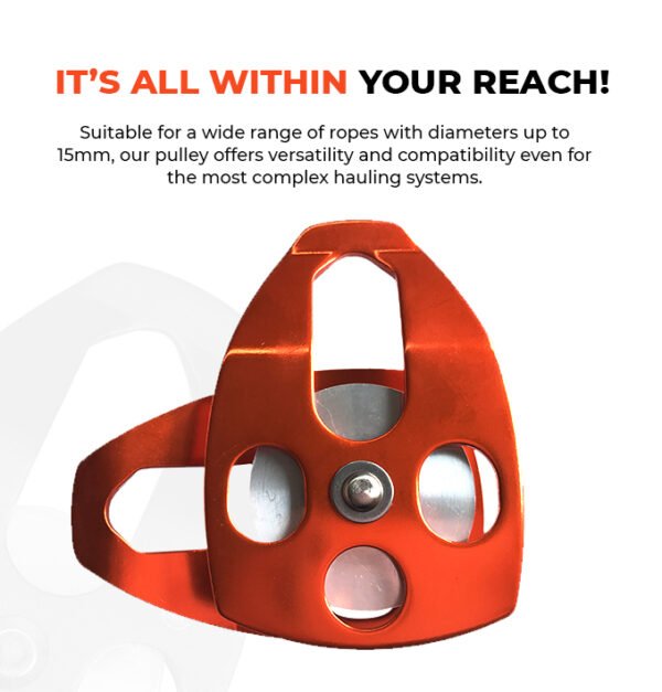 Climbers Rescue Side Swing Aluminium Pulley - Image 4