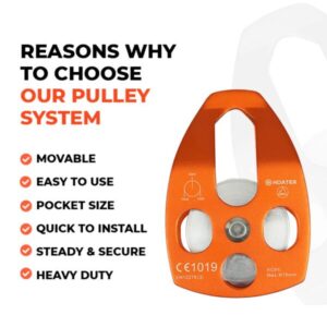 Climbers Rescue Side Swing Aluminium Pulley